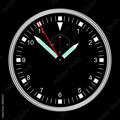 Illustration black watch
