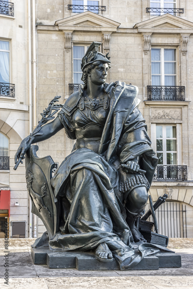 Sculpture near entrance to D'Orsay Museum. Paris, France.