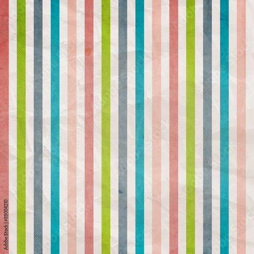 Retro stripe pattern - background with colored pink, cyan, grey,