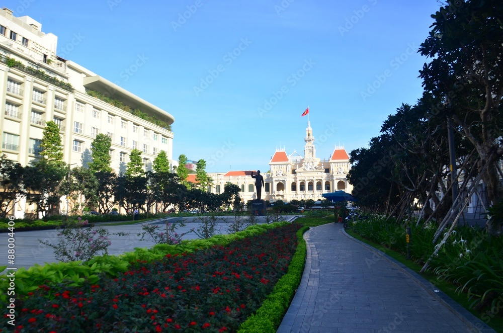 hotel de ville de Hô Chi Minh au Viet Nam 