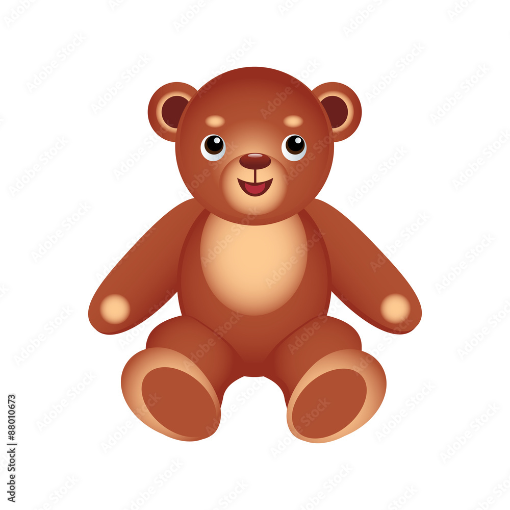 brown teddy bear vector illustration brown teddy bear vector illustration