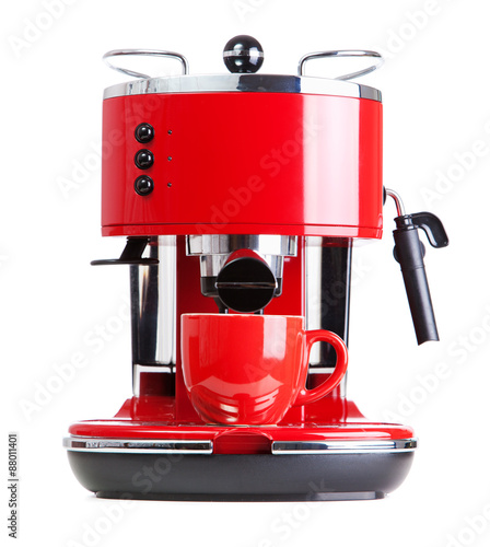 Fotografija Red coffee machine