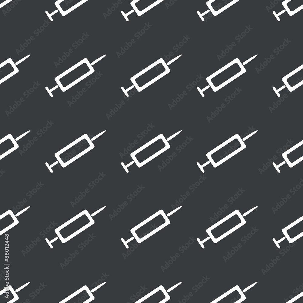 Straight black syringe pattern Straight black syringe pattern