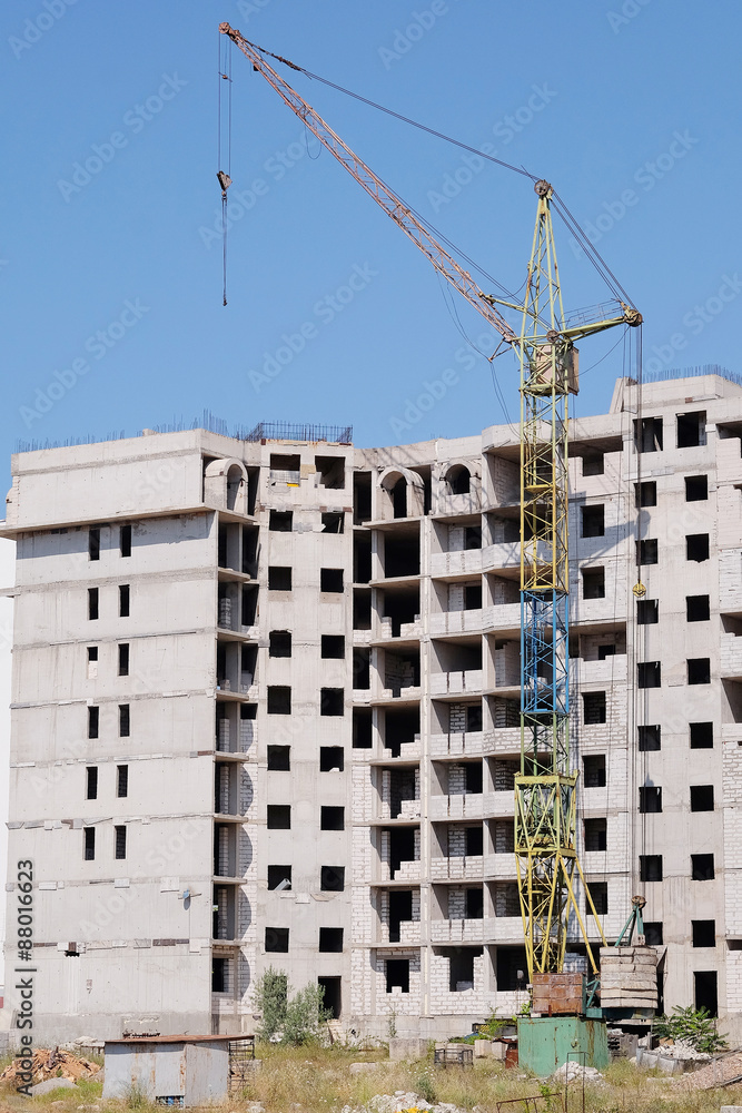 the image of a tower crane