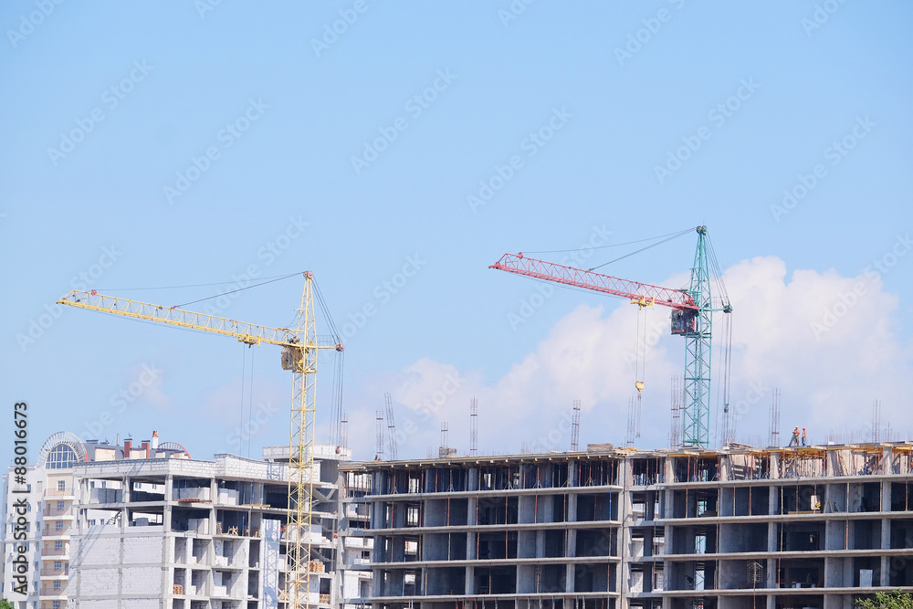 the image of a tower crane