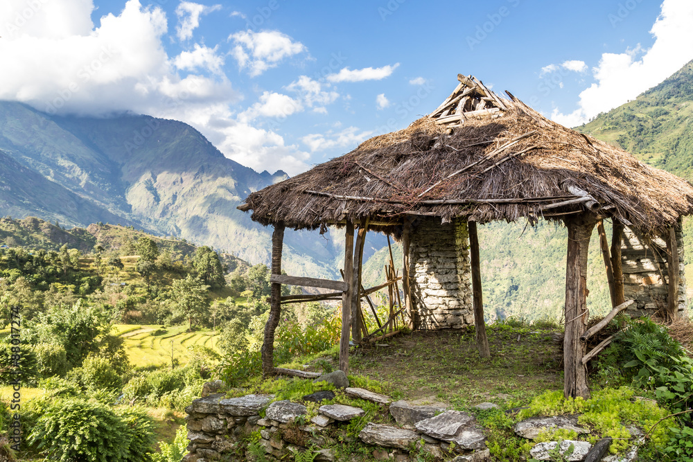 Shelter in the mountain Shelter in the mountain