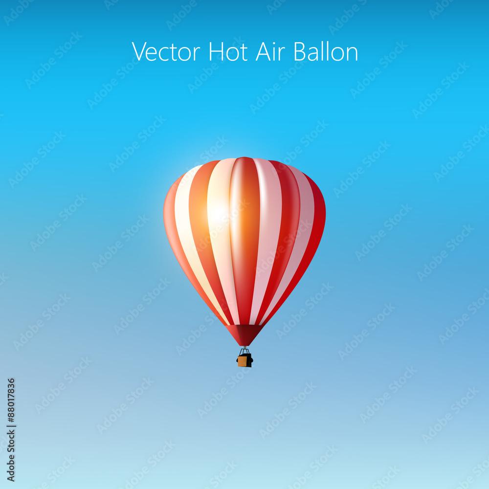 Obraz premium Vector hot air balloon