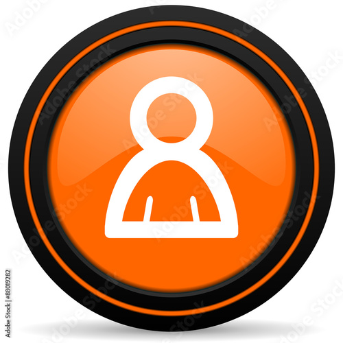 person orange icon