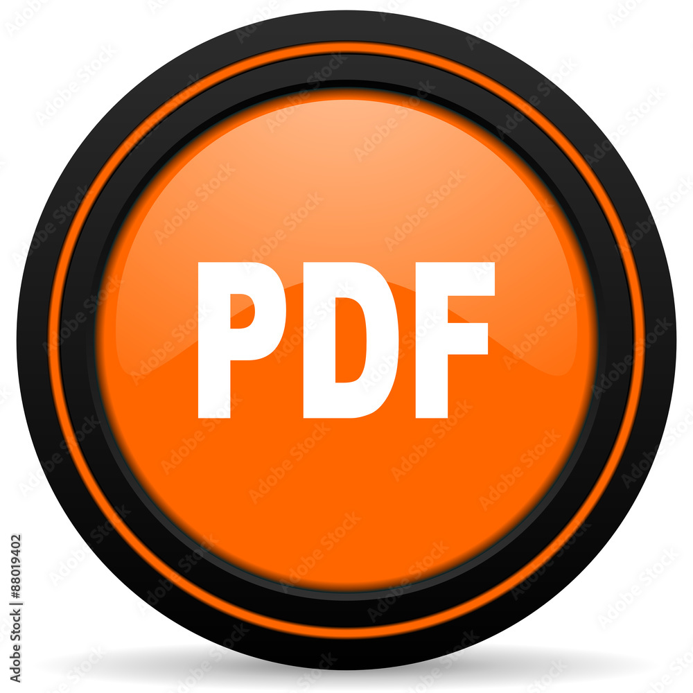 pdf orange icon