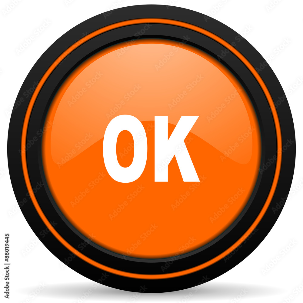 ok orange icon