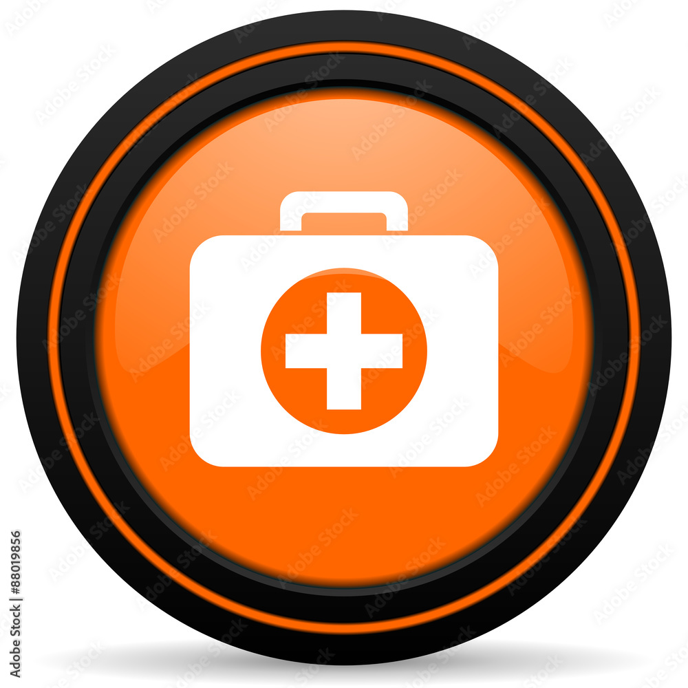 first aid orange icon hospital orange icon first aid orange icon hospital orange icon