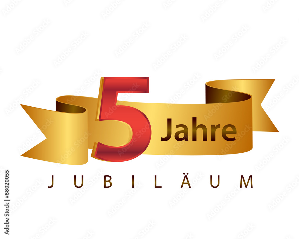 5 Jahre Jubiläum Adobe Stock