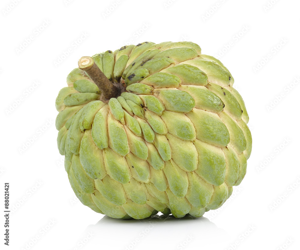 Fototapeta premium custard apple on white background