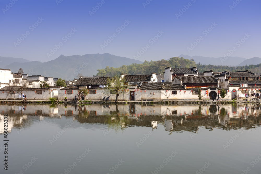 Ancient Chinese village in south China, hongcun