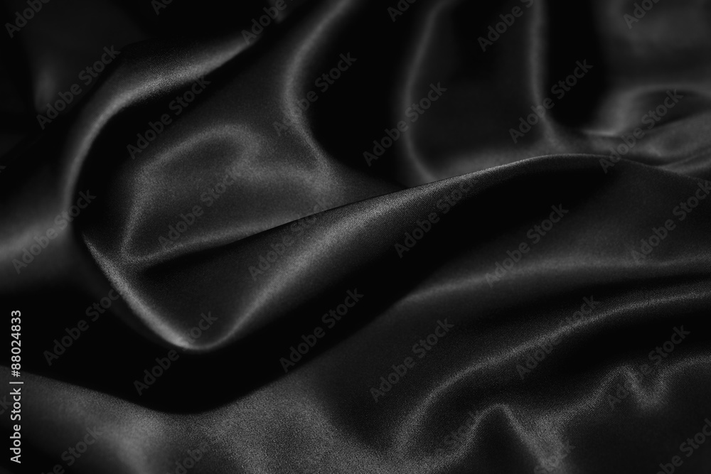 Fototapeta premium texture of a black silk