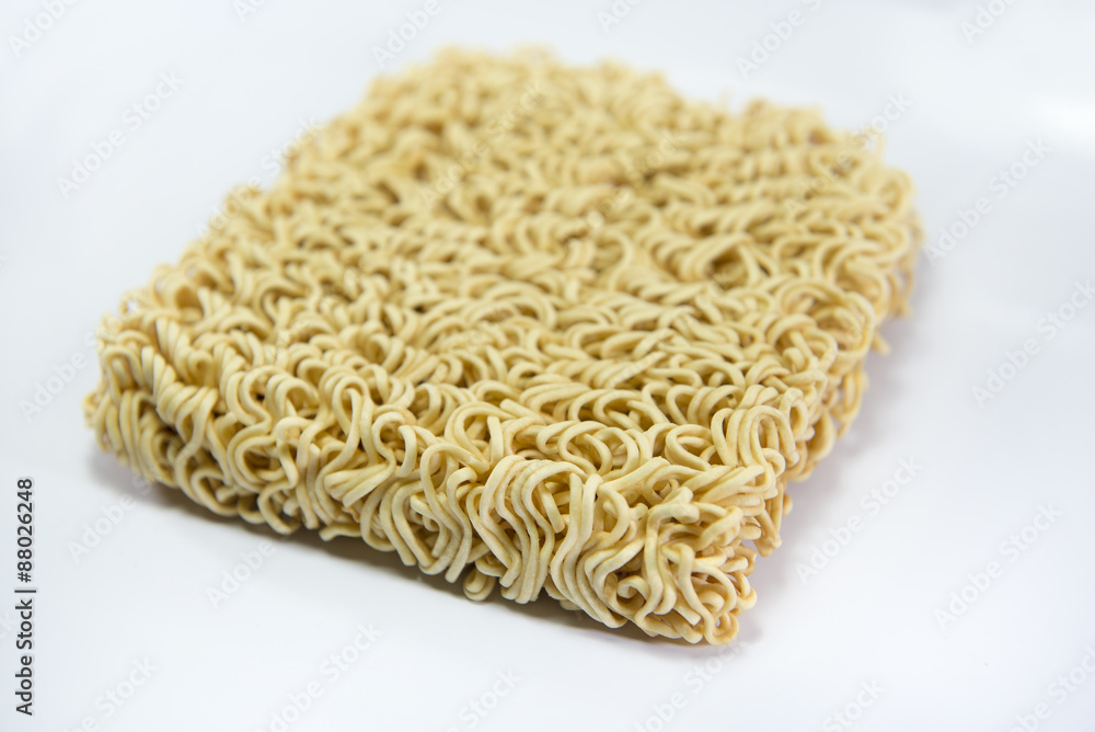 asian ramen instant noodles isolated on white background asian ramen instant noodles isolated on white background