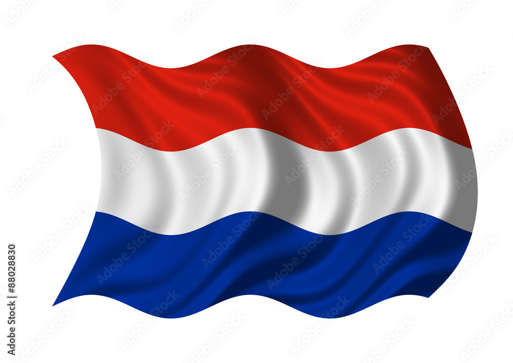 Naklejka premium Flag of Holland