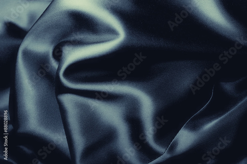 dark blue silk