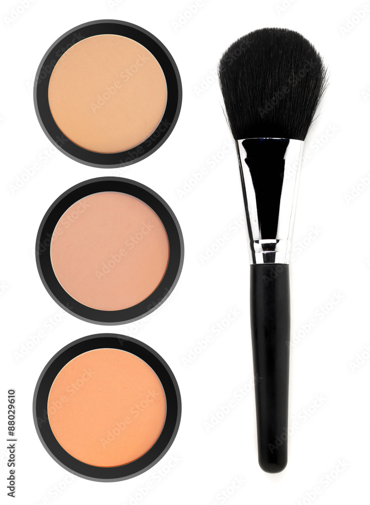 face rouge isolated on white background face rouge isolated on white background