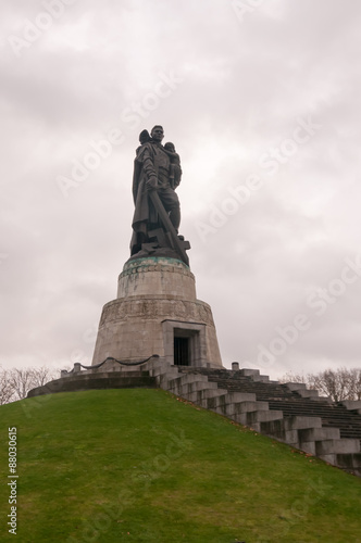 Soviet War Memorial in Treptower Park, Berlin, Germany Panorama