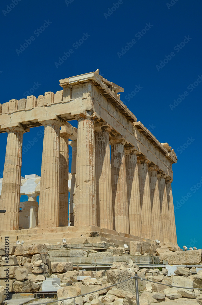 Parthenon  Athens Greece, sunny day