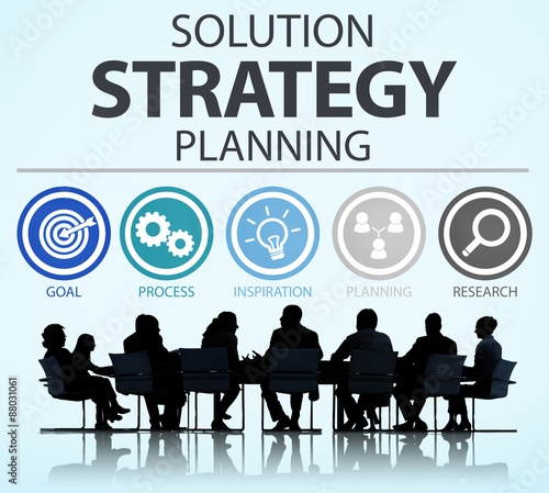 Strategy Business Goals Solution Success Concept #88031061