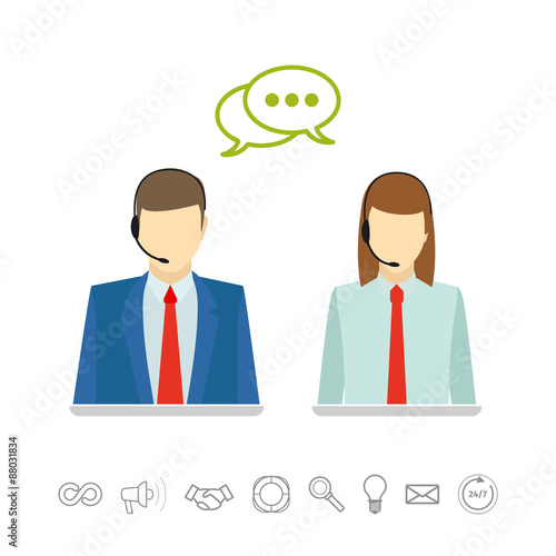 Call center avatars