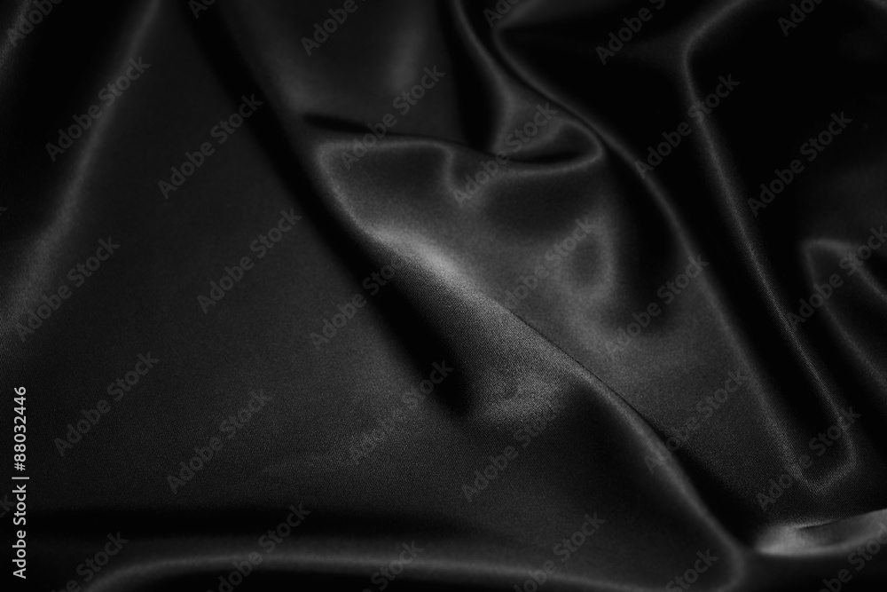 Fototapeta premium texture of a black silk