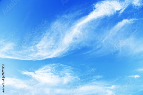 blue sky with clouds