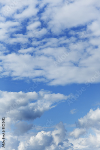 blue sky with clouds