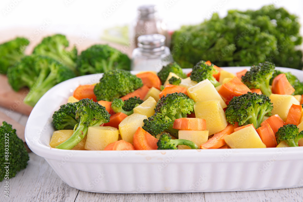 cooked vegetable cooked vegetable