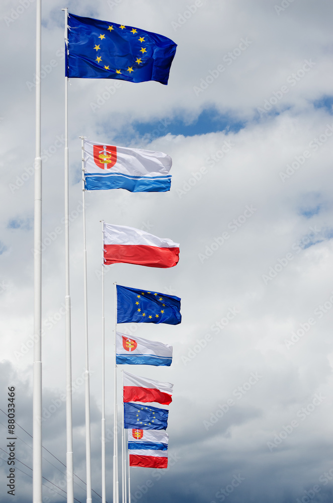 Fototapeta premium flags