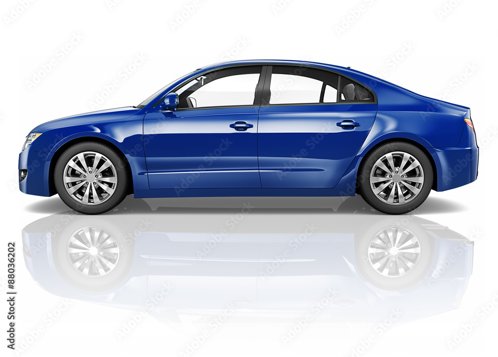 Car Vehicle Transportation 3D Illustration Concept Car Vehicle Transportation 3D Illustration Concept