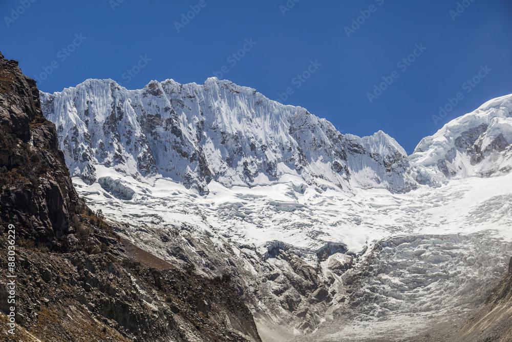 Peruvian Andes and Ocshapalpa peak