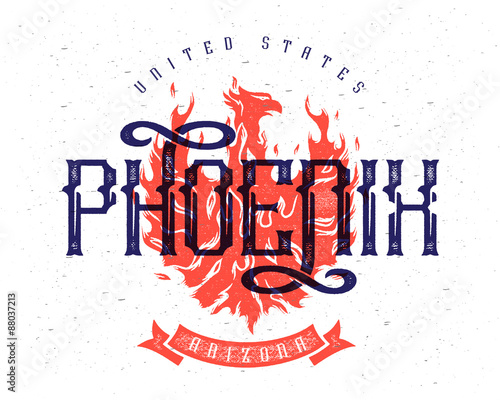 Phoenix city print