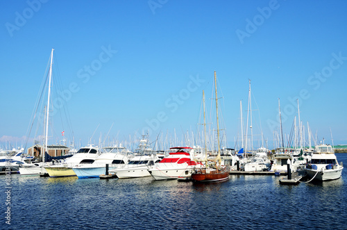 Yacht marina in yokohama, Japan