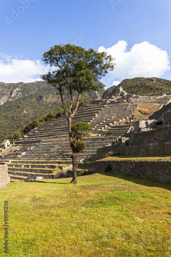 Machu Picchu, Peruvian  Historical Sanctuary  and a World Herita photo