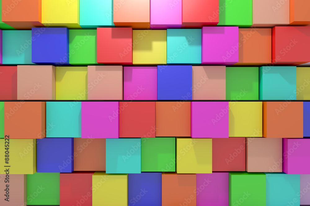 colored cubes colored cubes
