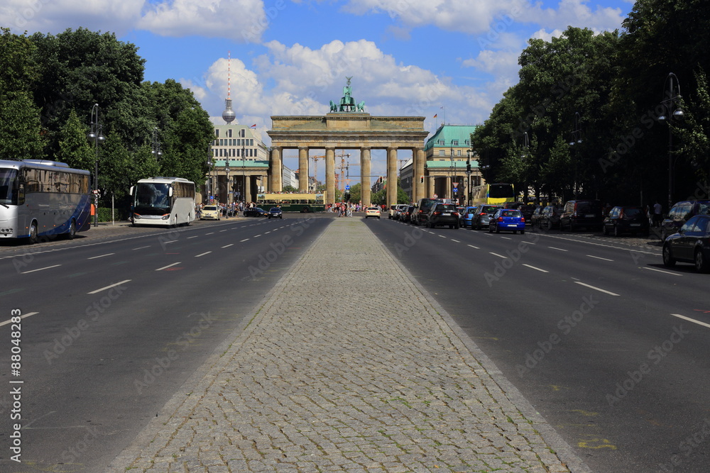 Brandenburg Gate in Berlin - Symbol of Germany.
