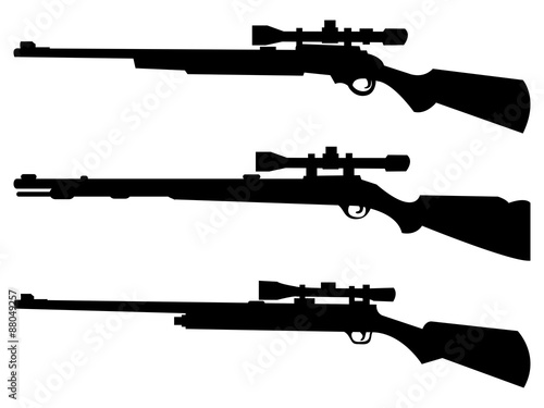 Sniper Rifle Classic Silhouette