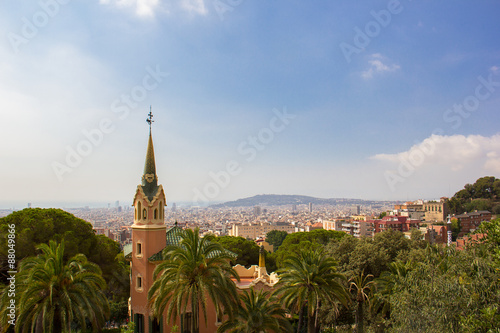 Gaudi House Museum of Park Guell, Barcelona, Spain