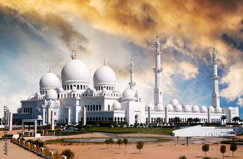 Photography Sheikh Zayed mosque in Abu Dhabi