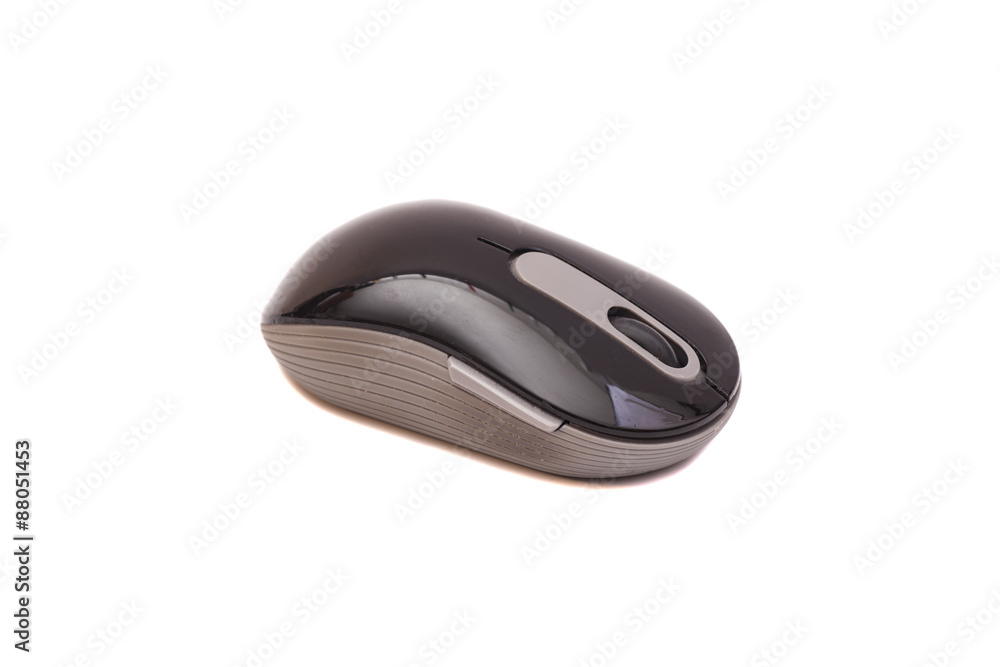 Wireless computer mouse isolated on white background Wireless computer mouse isolated on white background