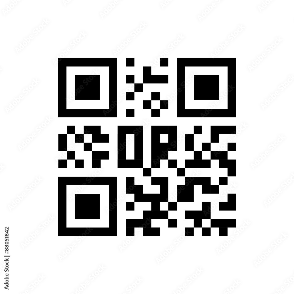 Qr code icon. Vector illustration. Eps 10 Qr code icon. Vector illustration. Eps 10