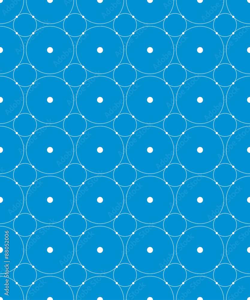 Fototapeta premium Seamless pattern with circles. Modern stylish texture. Vector