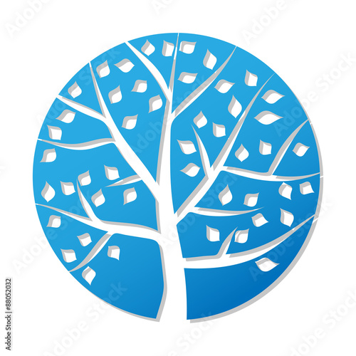drzewo logo wektor