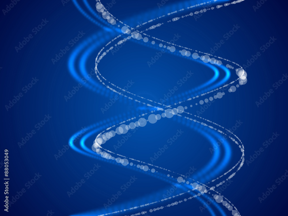 Obraz premium blue abstract background, spiral