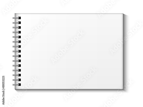 Sketchbook vector mock up
