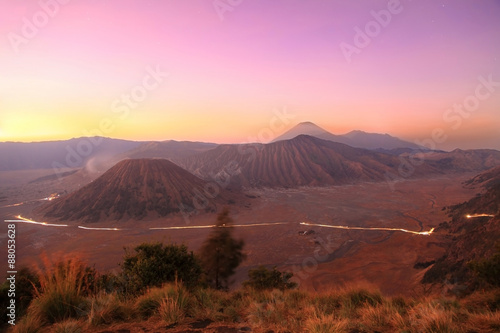 Bromo mountain in the morning, Indonesia