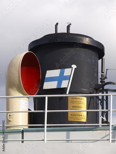 Fotografi Steam ship chimney